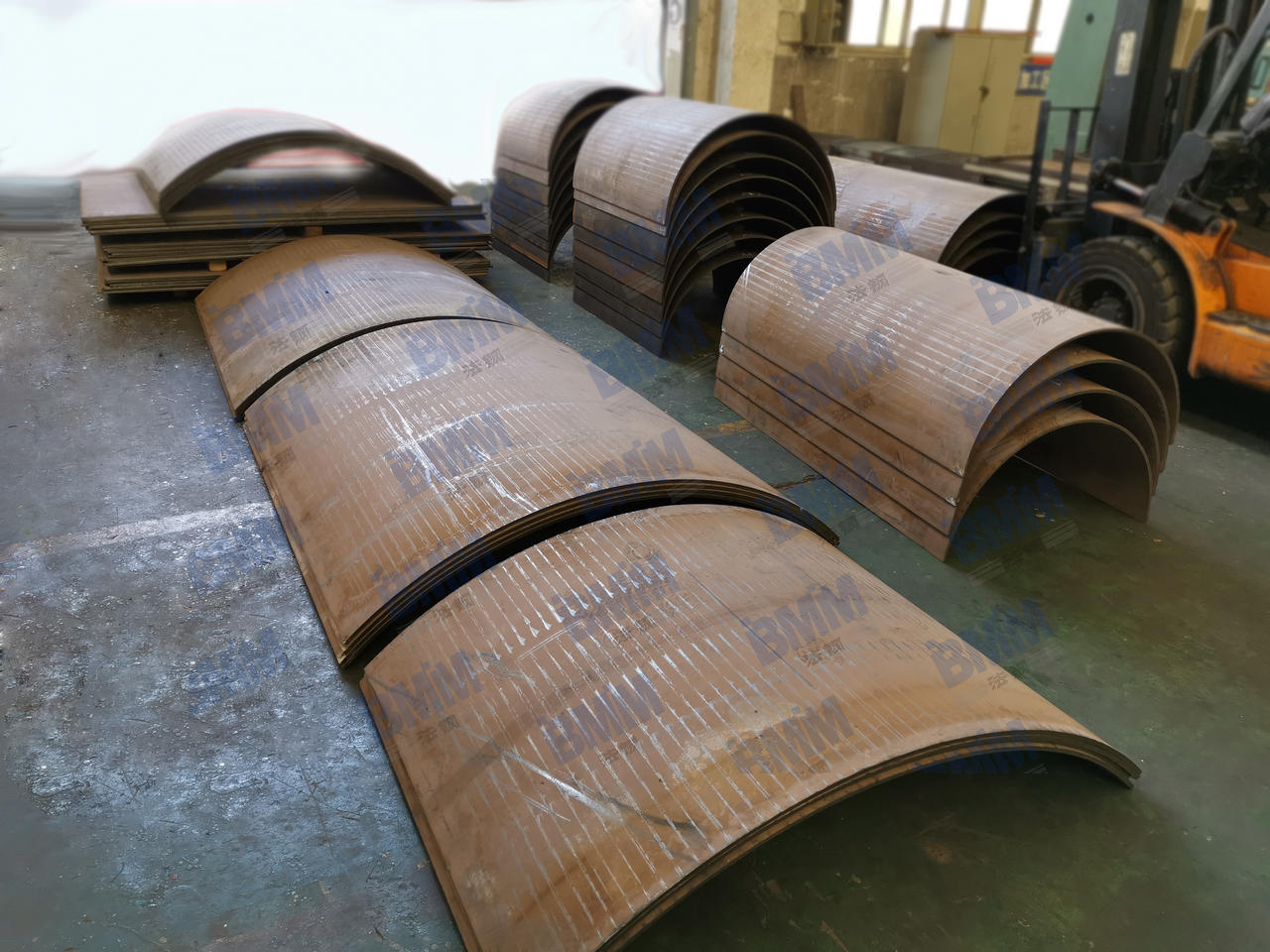 法鋼使用JFE-EH-C450耐磨鋼板制造海工專用管道